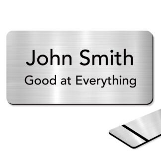 Custom Engraved Name Tag Badges 3x1.5in